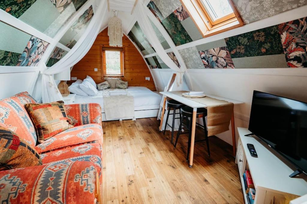 Robin Nest - Cosy Shepherd'S Hut Hideaway 卡林顿 外观 照片