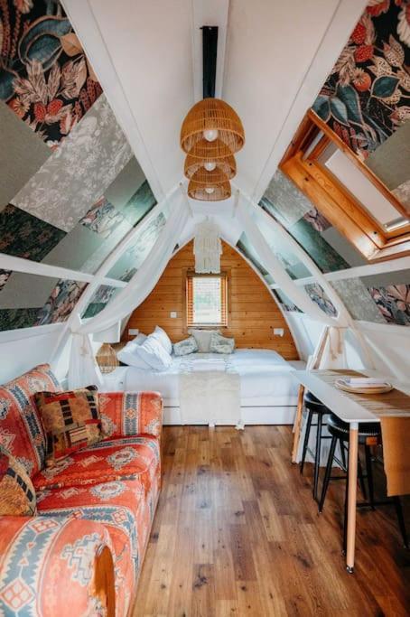 Robin Nest - Cosy Shepherd'S Hut Hideaway 卡林顿 外观 照片